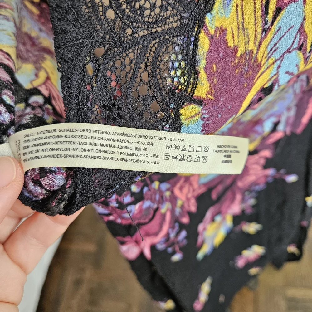 Free People Intimately lace detail dress. MEDIUM